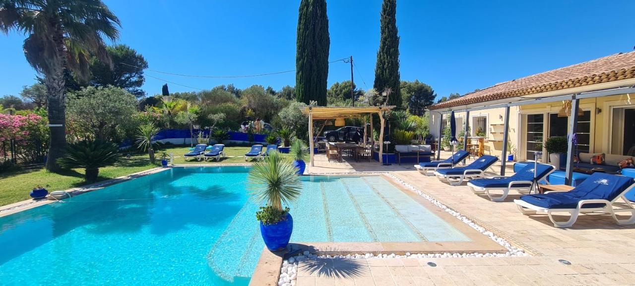 Location Villa Avec Piscine Chauffee Le Castellet  Eksteriør billede