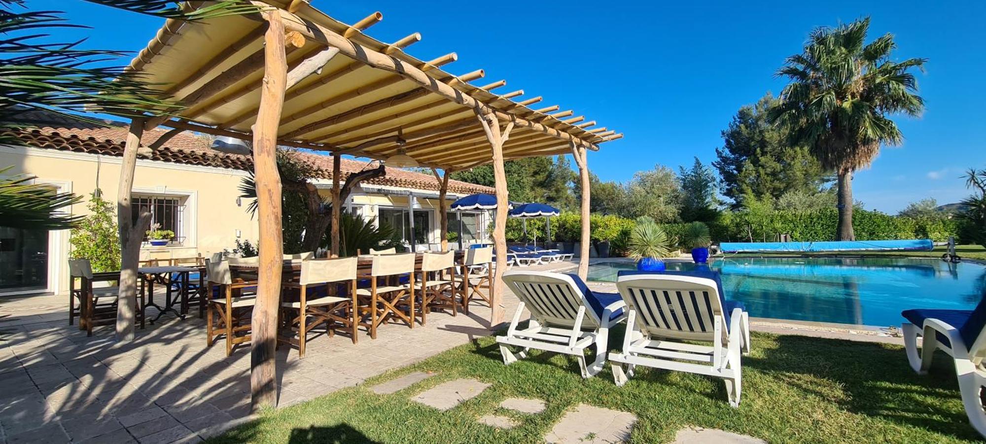 Location Villa Avec Piscine Chauffee Le Castellet  Eksteriør billede