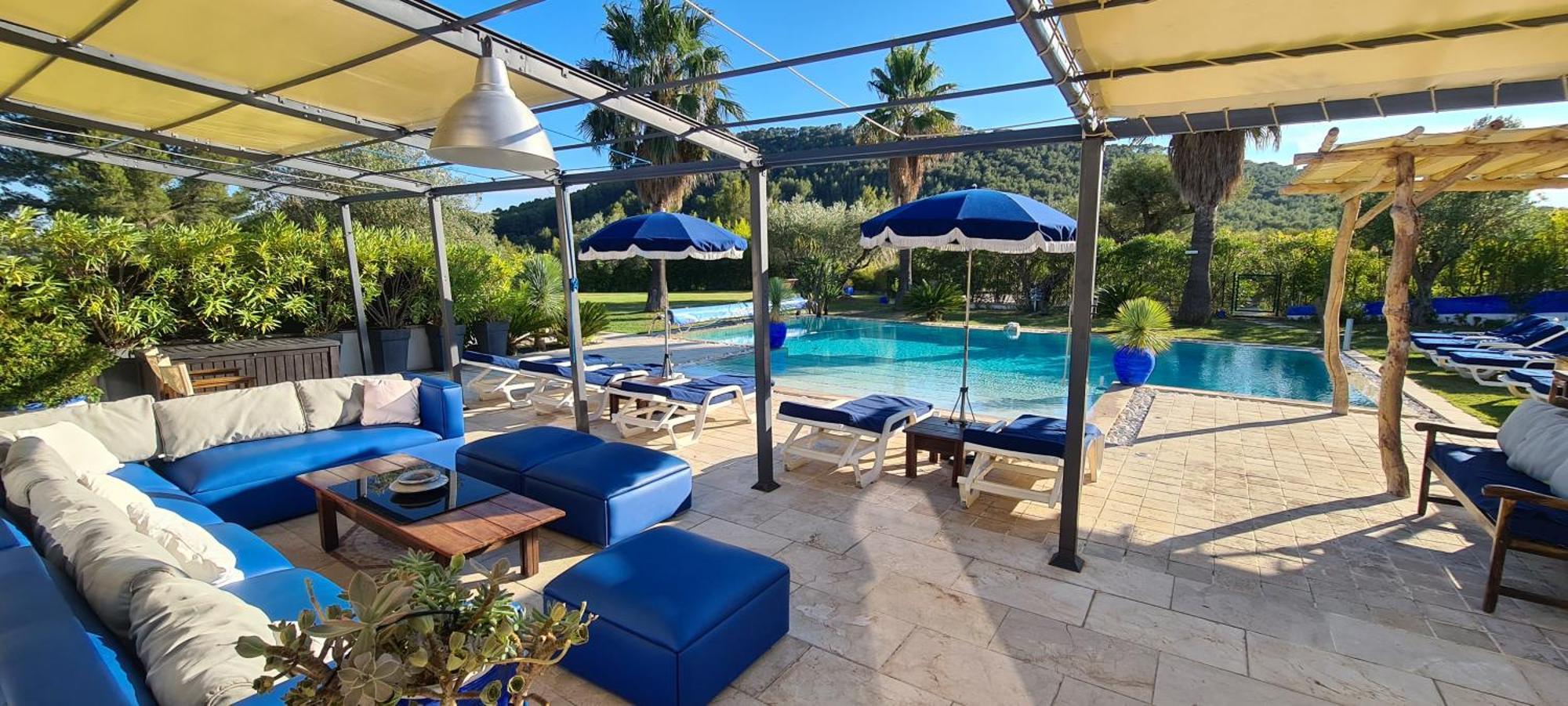 Location Villa Avec Piscine Chauffee Le Castellet  Eksteriør billede
