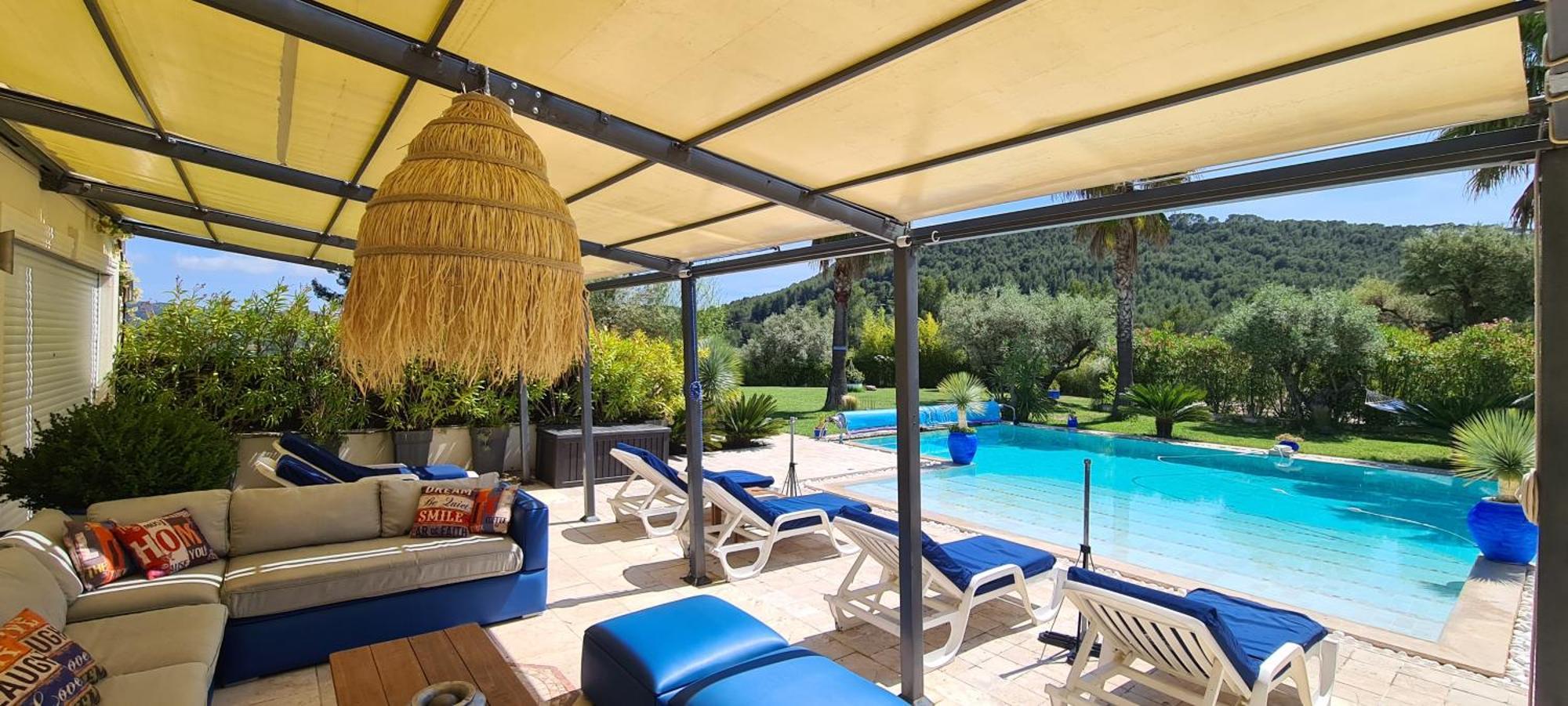 Location Villa Avec Piscine Chauffee Le Castellet  Eksteriør billede