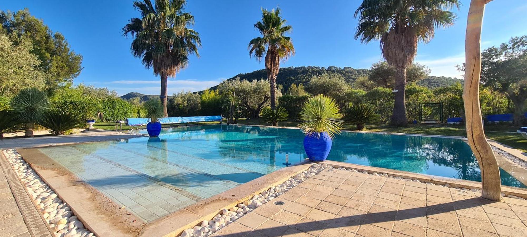 Location Villa Avec Piscine Chauffee Le Castellet  Eksteriør billede