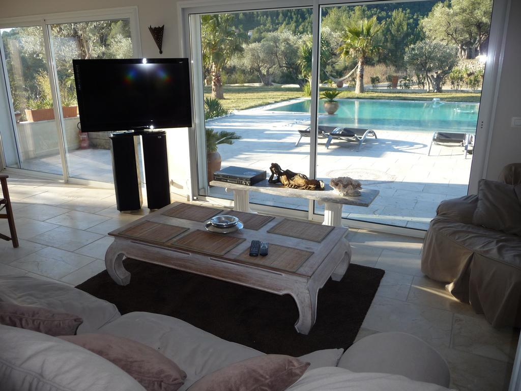 Location Villa Avec Piscine Chauffee Le Castellet  Eksteriør billede